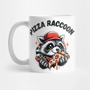 Pizza Raccoon Mug